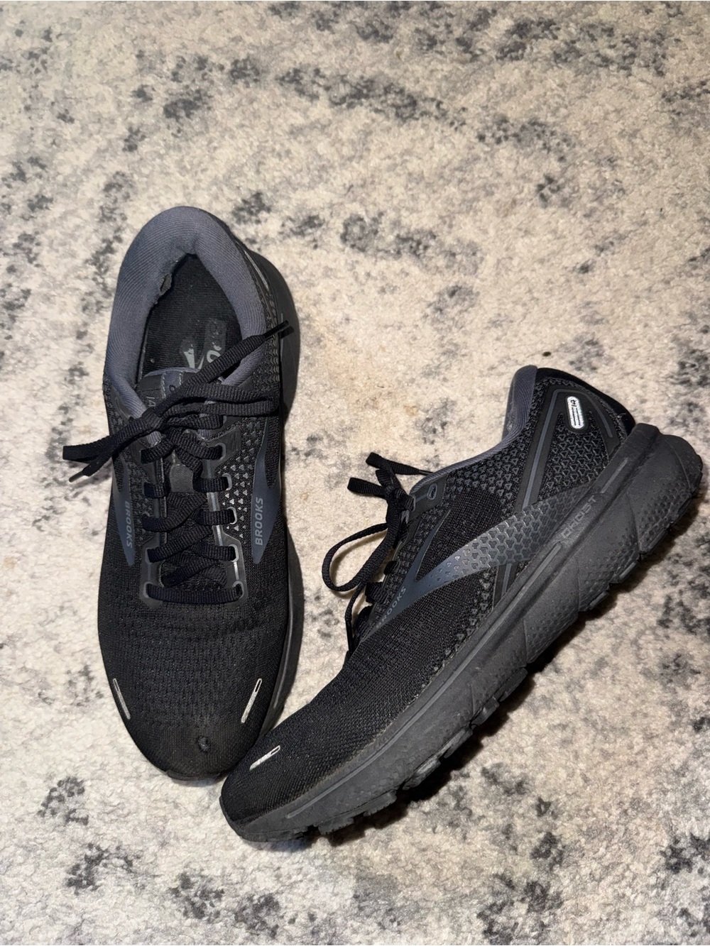 Brooks Ghost 14 Men’s Running Shoes Black 2E Wide 110369-2E-020
